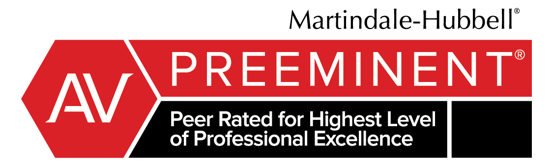 Preeminent Rated, Martindale-Hubbell